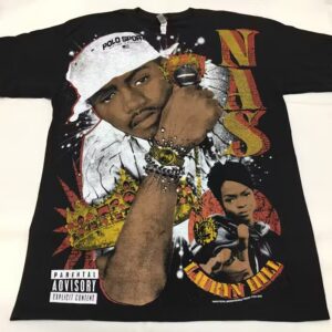 Backstockco NAS Lauryn Hill If I Ruled the World Tee Large