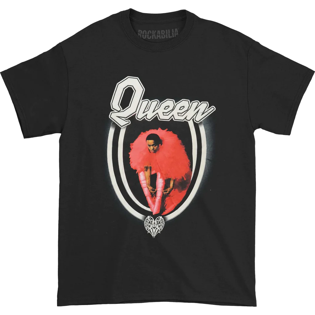 Queen Logo & Photo/ms lauryn hill On Black T-Shirt